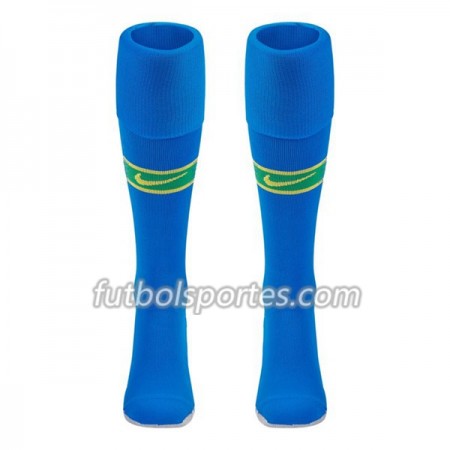 Brasil Mundial 2018 Calcetines de Fútbol 2ª Azul